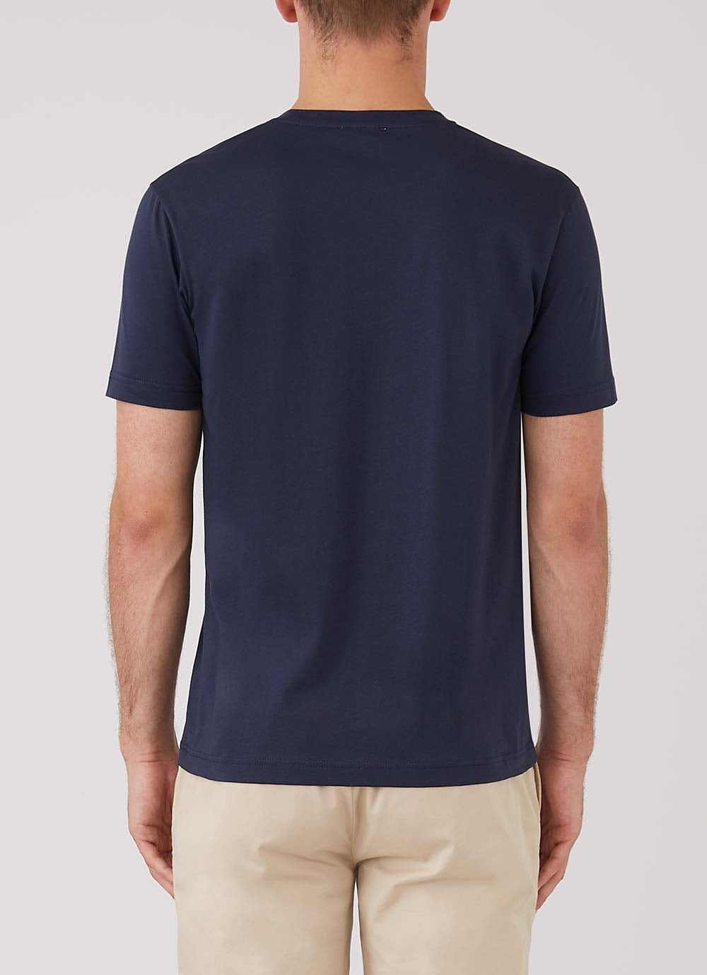 Men's Organic Cotton Riviera T-shirt in Navy in Navy
