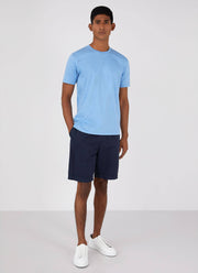 Men's Riviera T-shirt in Blue Mist Melange