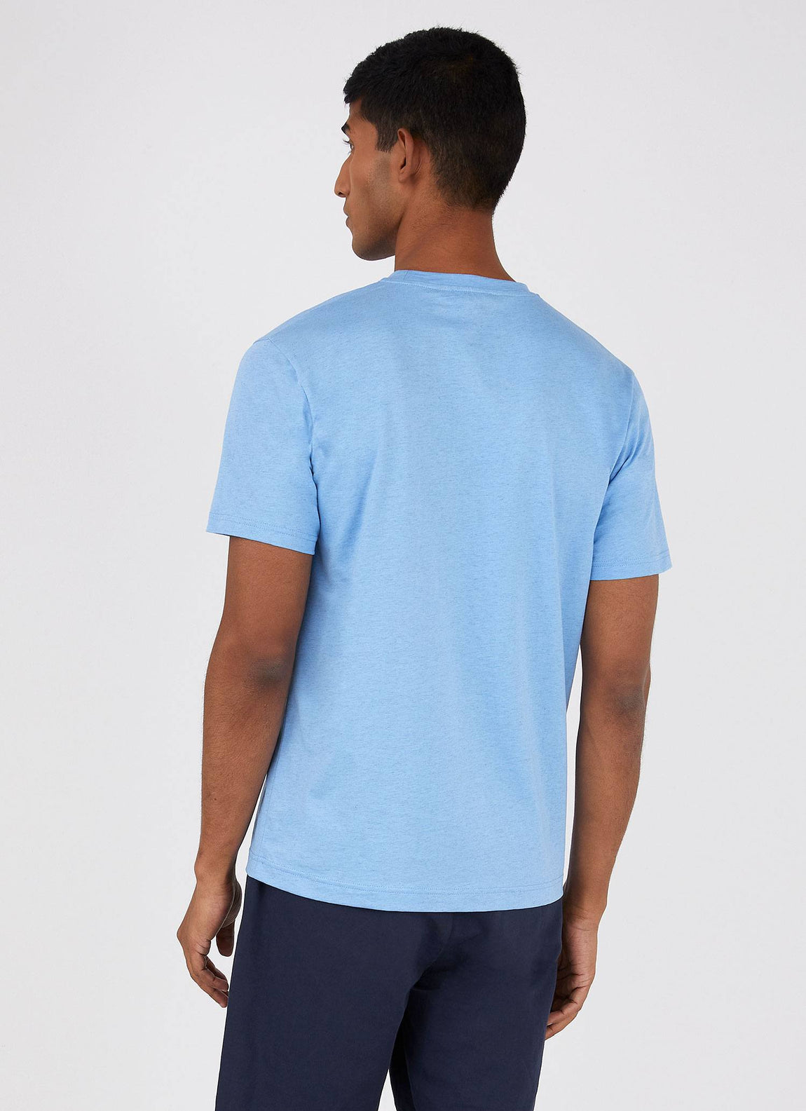 Men's Riviera T-shirt in Blue Mist Melange
