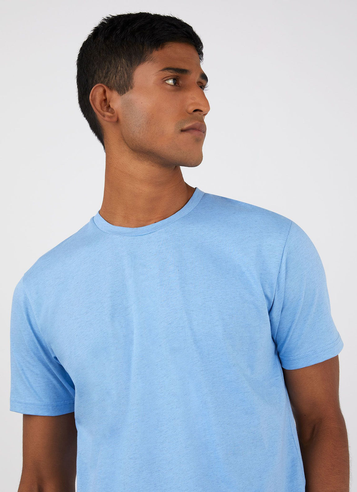 Men's Riviera T-shirt in Blue Mist Melange