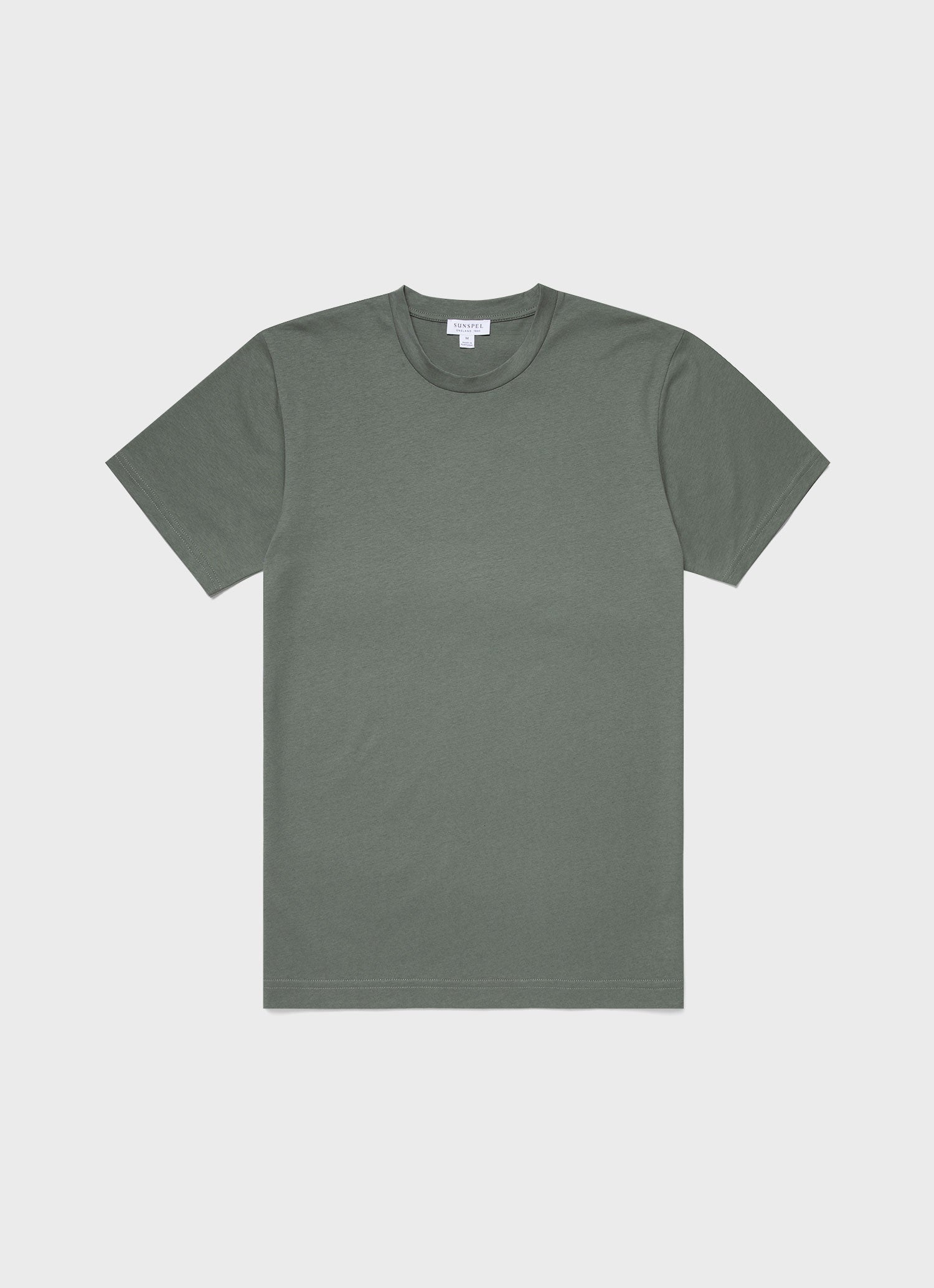 Men's Riviera T-shirt in Smoke Green Melange