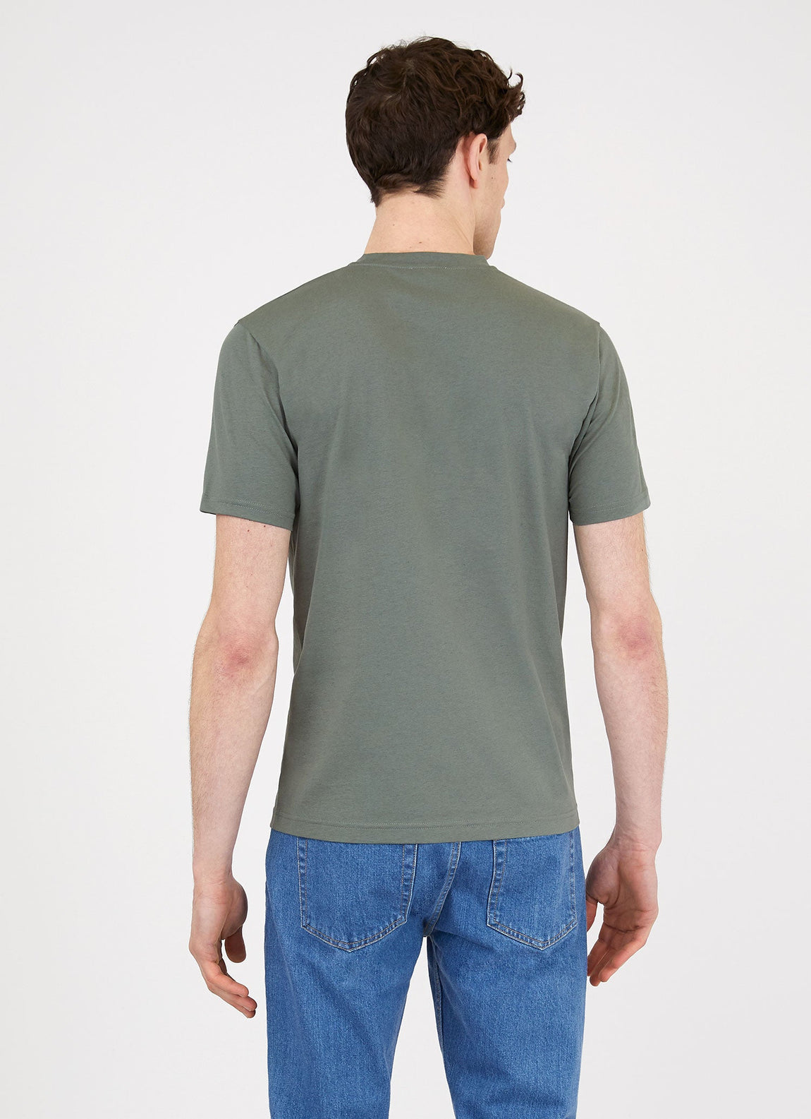 Men's Riviera T-shirt in Smoke Green Melange