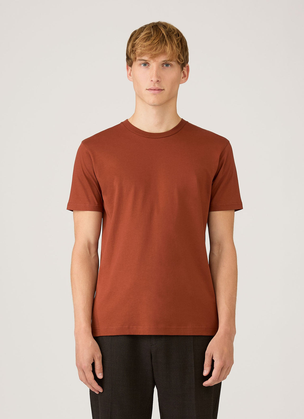 Men's Riviera Midweight T-shirt in Rust