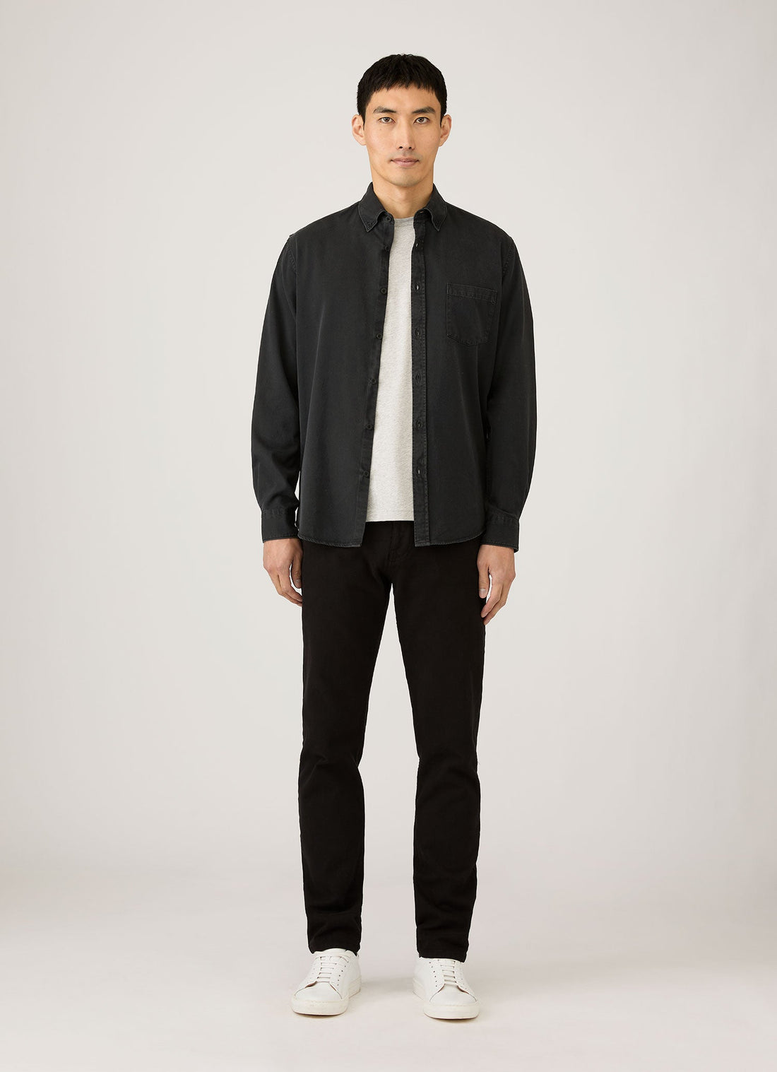 Men's Riviera Midweight T-shirt in Grey Melange