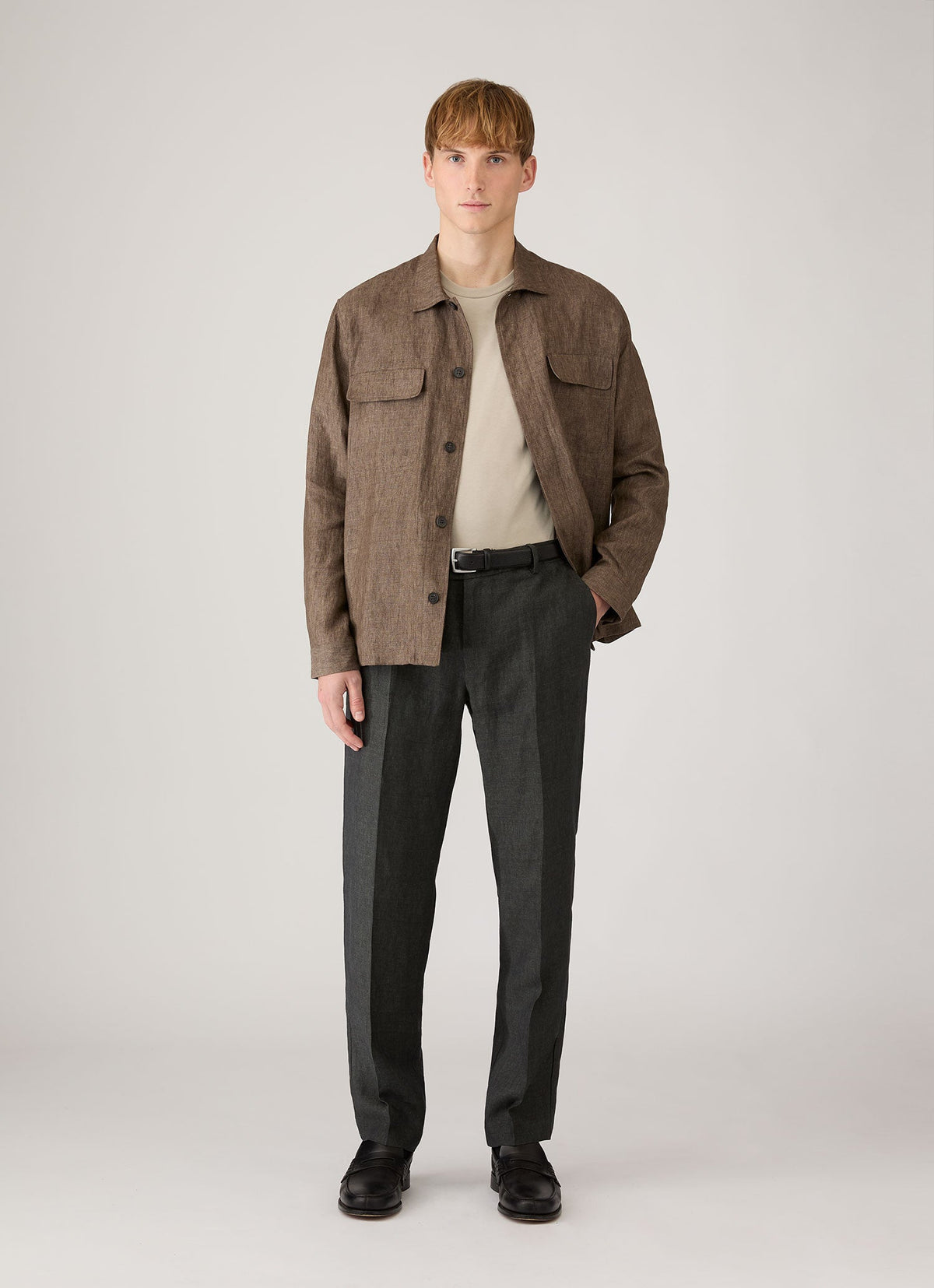 Men's Riviera Midweight T-shirt in Ash
