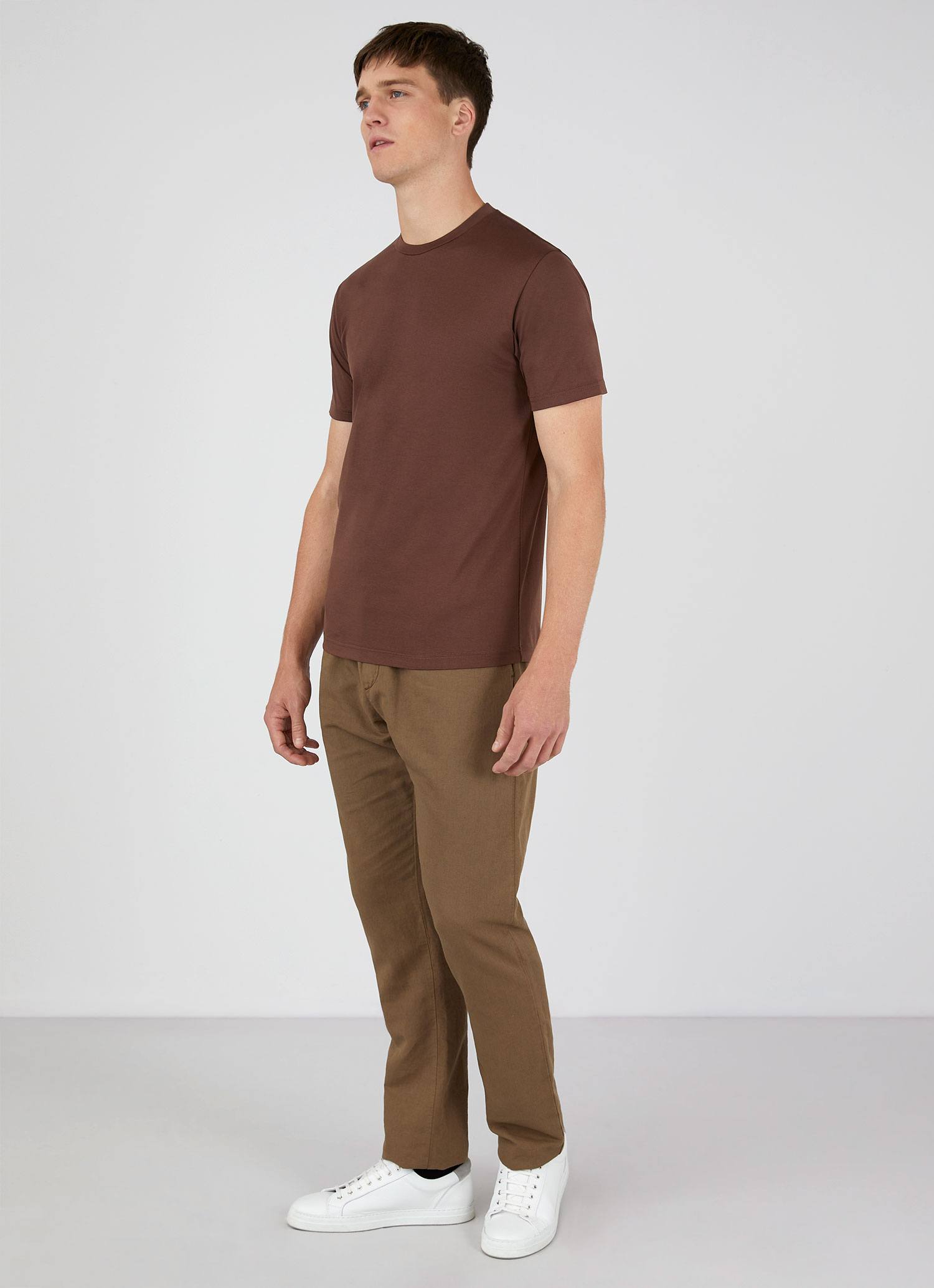 Men's Riviera T-shirt in Cocoa