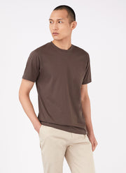 Men's Riviera T-shirt in Dark Walnut