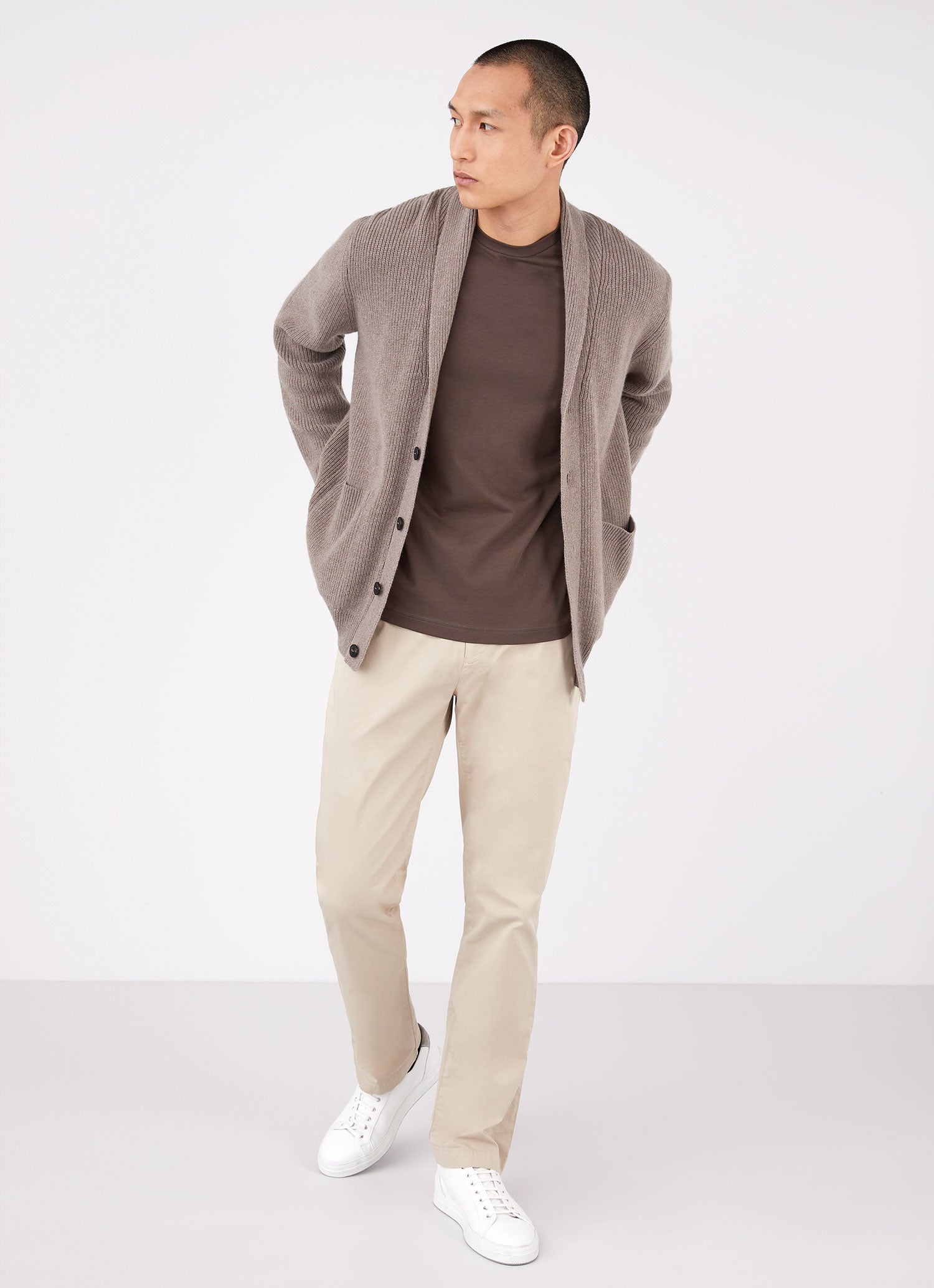 Men's Riviera T-shirt in Dark Walnut