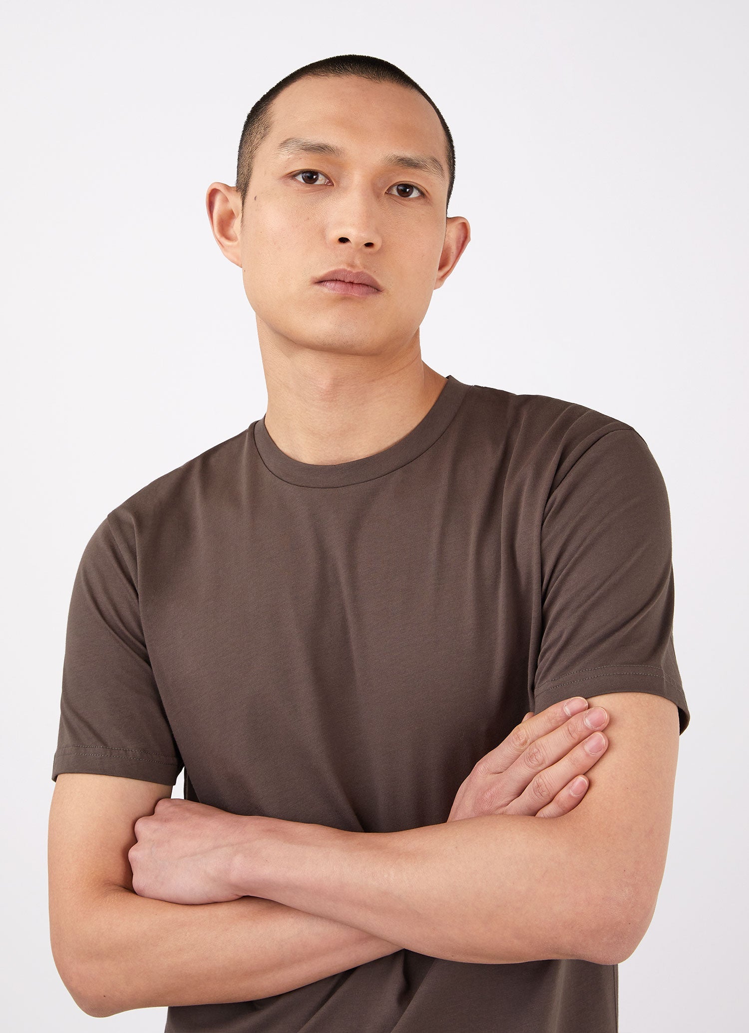 Men's Riviera T-shirt in Dark Walnut