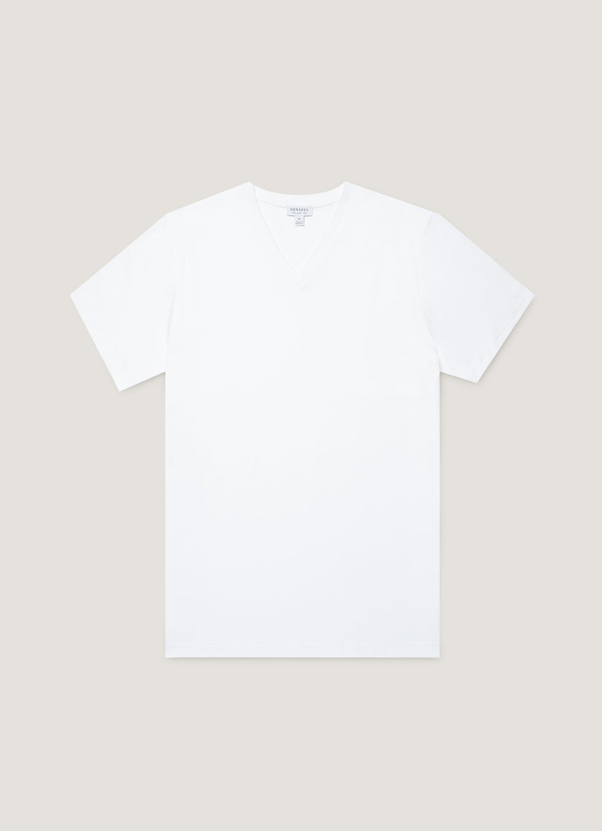 Men's Riviera Midweight V‑neck T-shirt in White