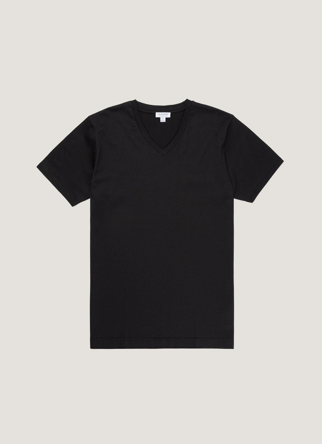 T-shirt épaisseur moyenne Riviera à col en V