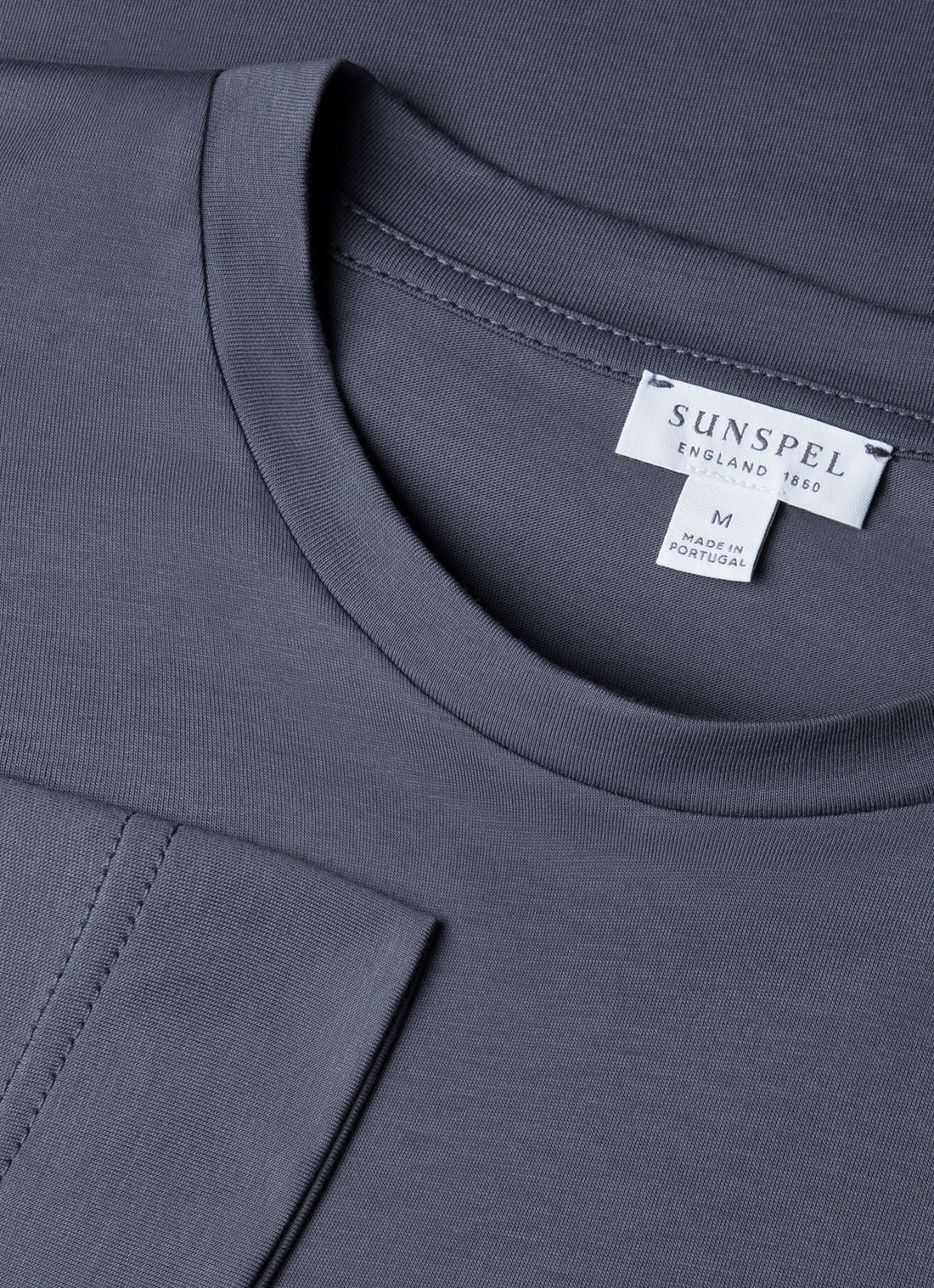 Men's Long Sleeve Riviera Midweight T-shirt in Slate Blue