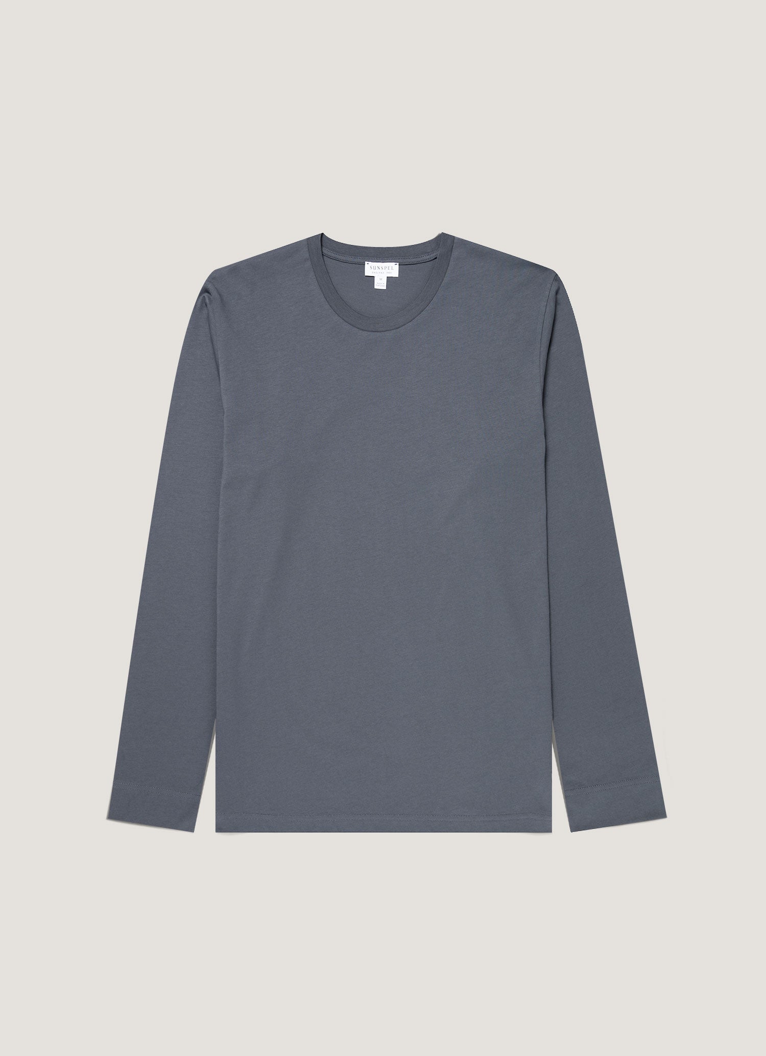 Men's Long Sleeve Riviera Midweight T‑shirt in Slate Blue