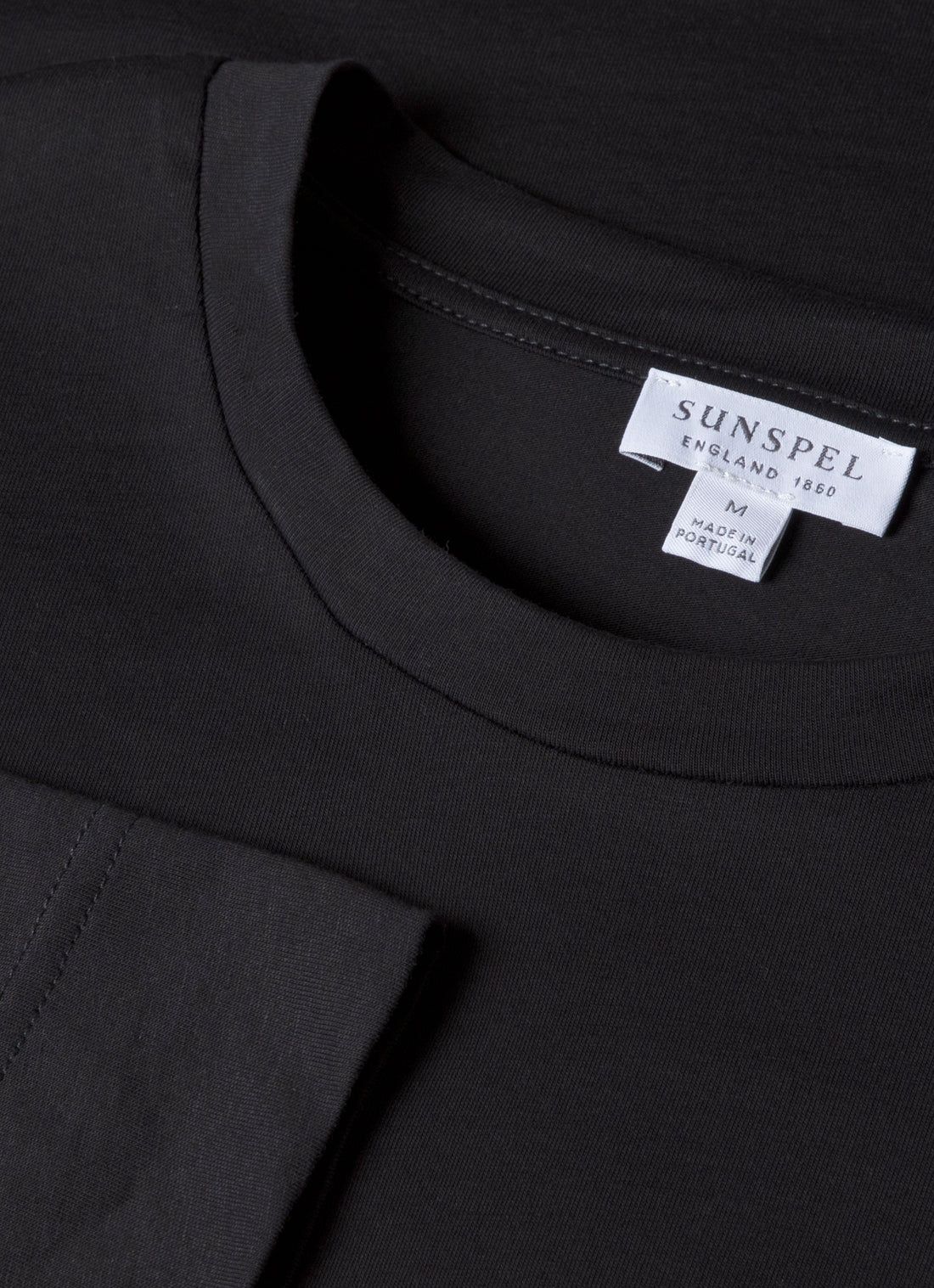 Men's Long Sleeve Riviera T-shirt in Black