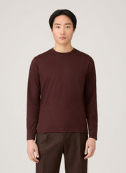 Men's Long Sleeve Riviera Midweight T-shirt in Bakelite