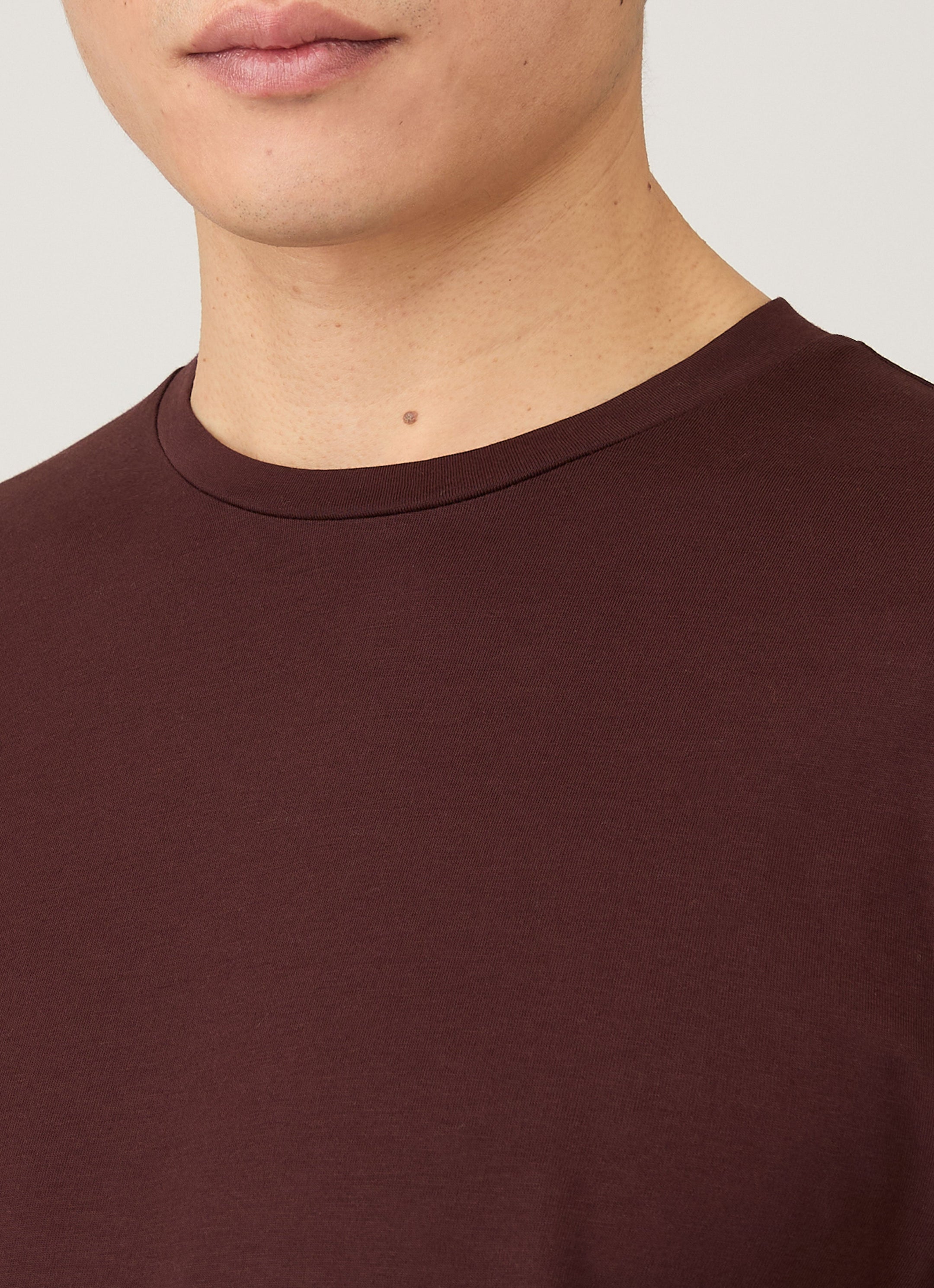 Men's Long Sleeve Riviera Midweight T-shirt in Bakelite