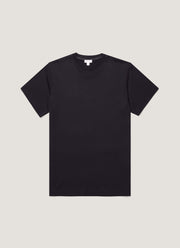 Men's Silk Cotton T-shirt in Black
