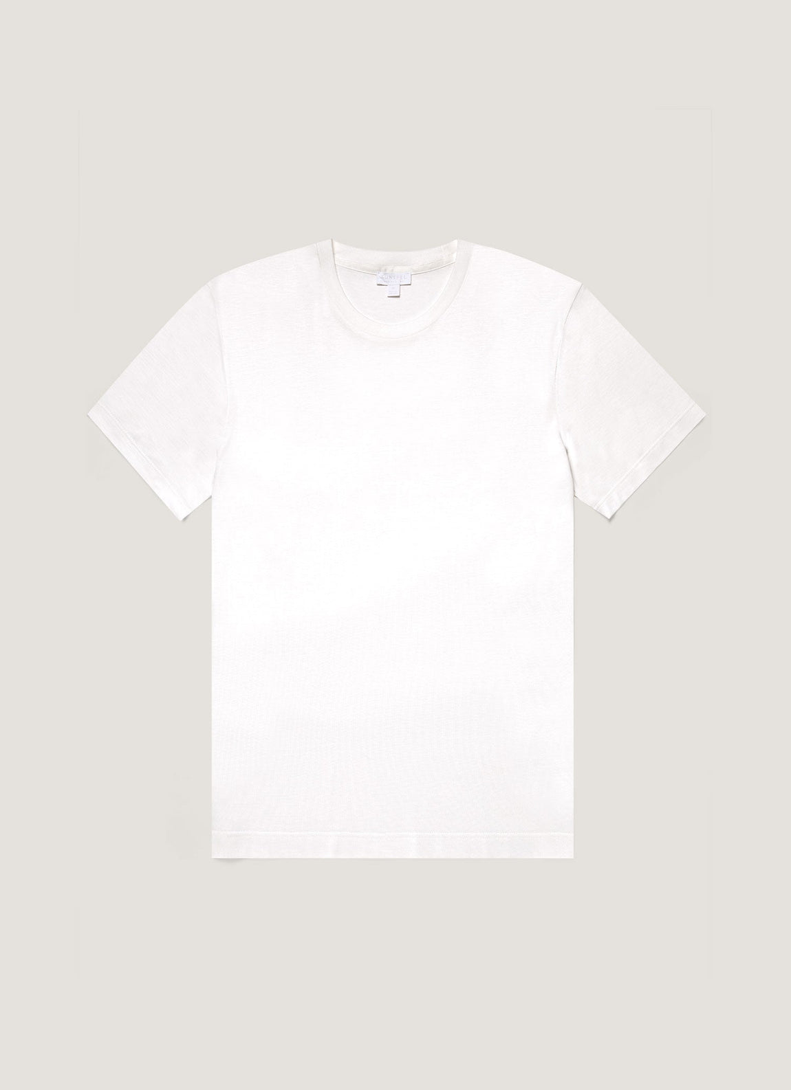 Men's Silk Cotton T-shirt in White