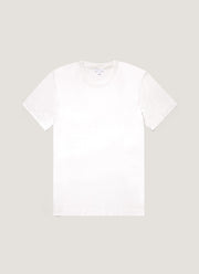 Men's Silk Cotton T-shirt in White
