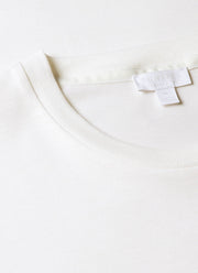 Men's Silk Cotton T-shirt in White