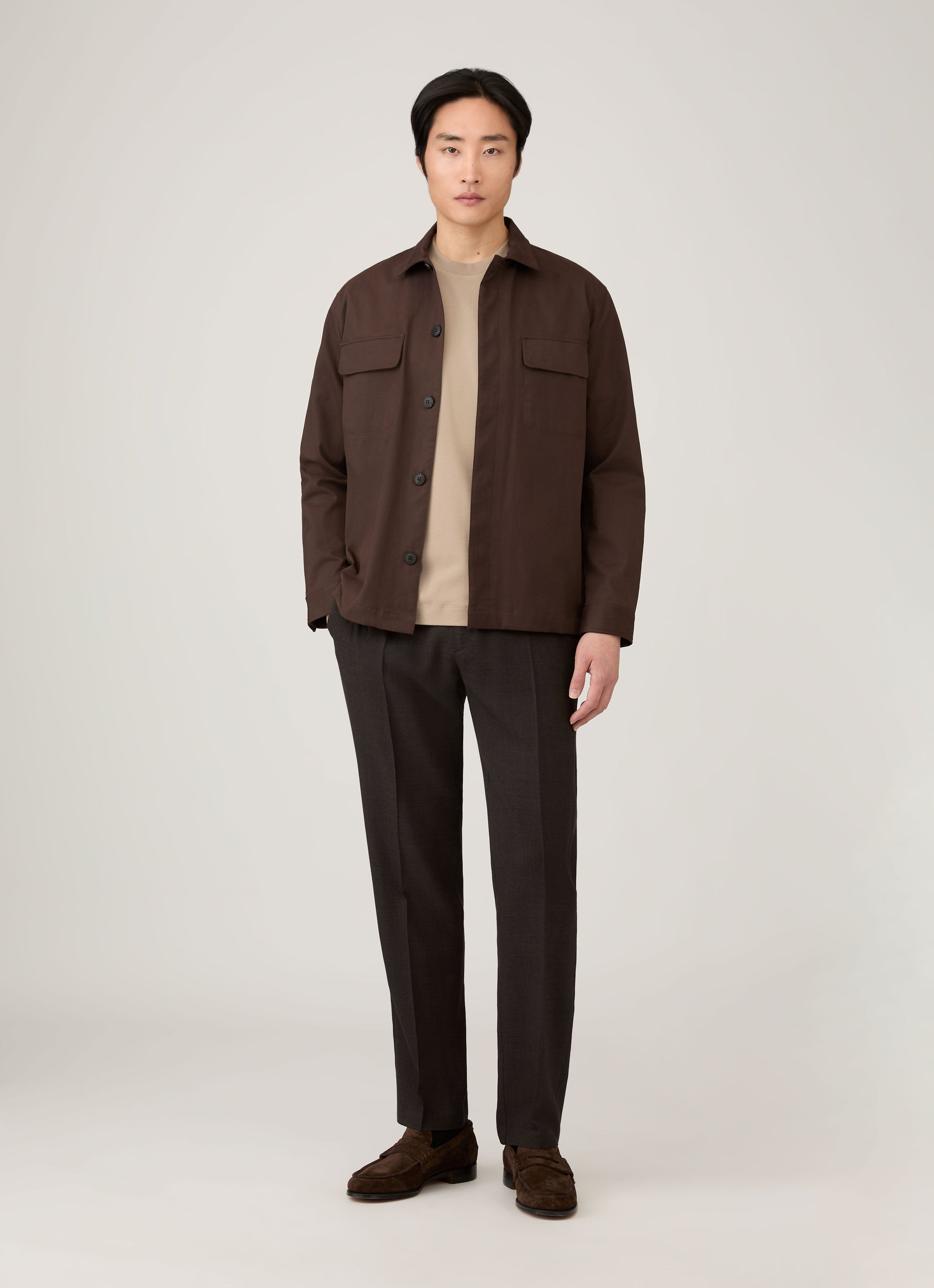 Men's Relaxed Fit Heavyweight T-shirt in Mink