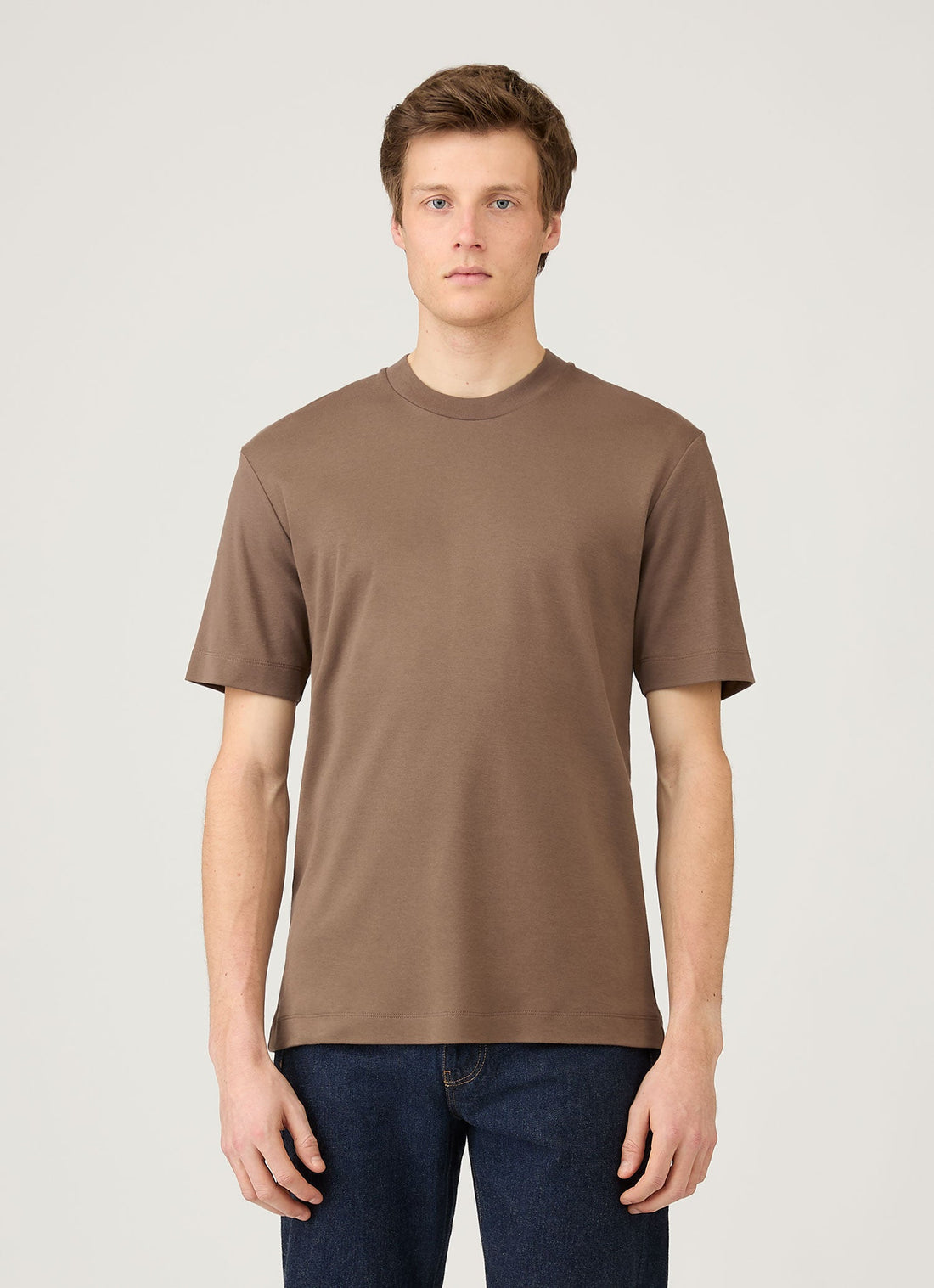 Men's Relaxed Fit Heavyweight T-shirt in Bark