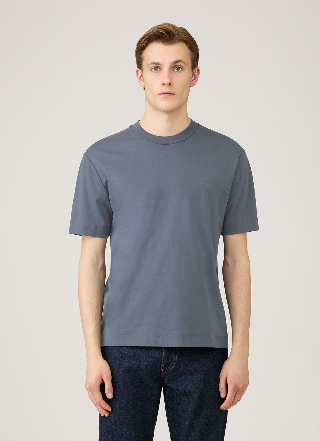 Men's Relaxed Fit Heavyweight T-shirt in Slate Blue