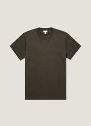 Men's Relaxed Fit Heavyweight T-shirt in Dark Green