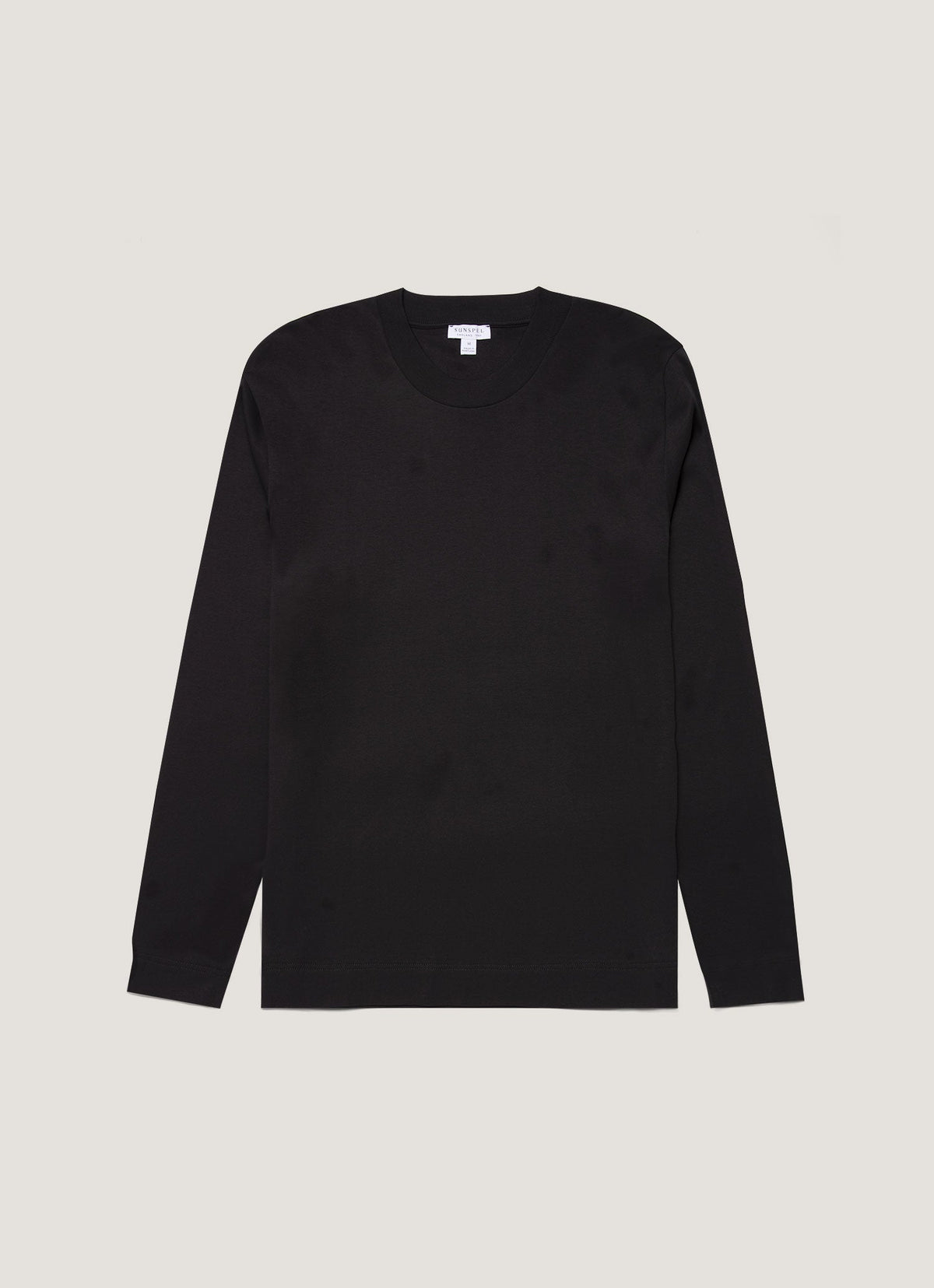 Men's Long Sleeve Heavyweight T-shirt in Black