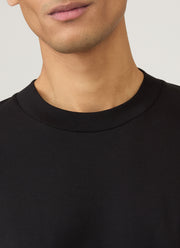 Men's Long Sleeve Heavyweight T-shirt in Black
