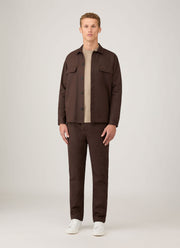 Men's Long Sleeve Heavyweight T-shirt in Mink