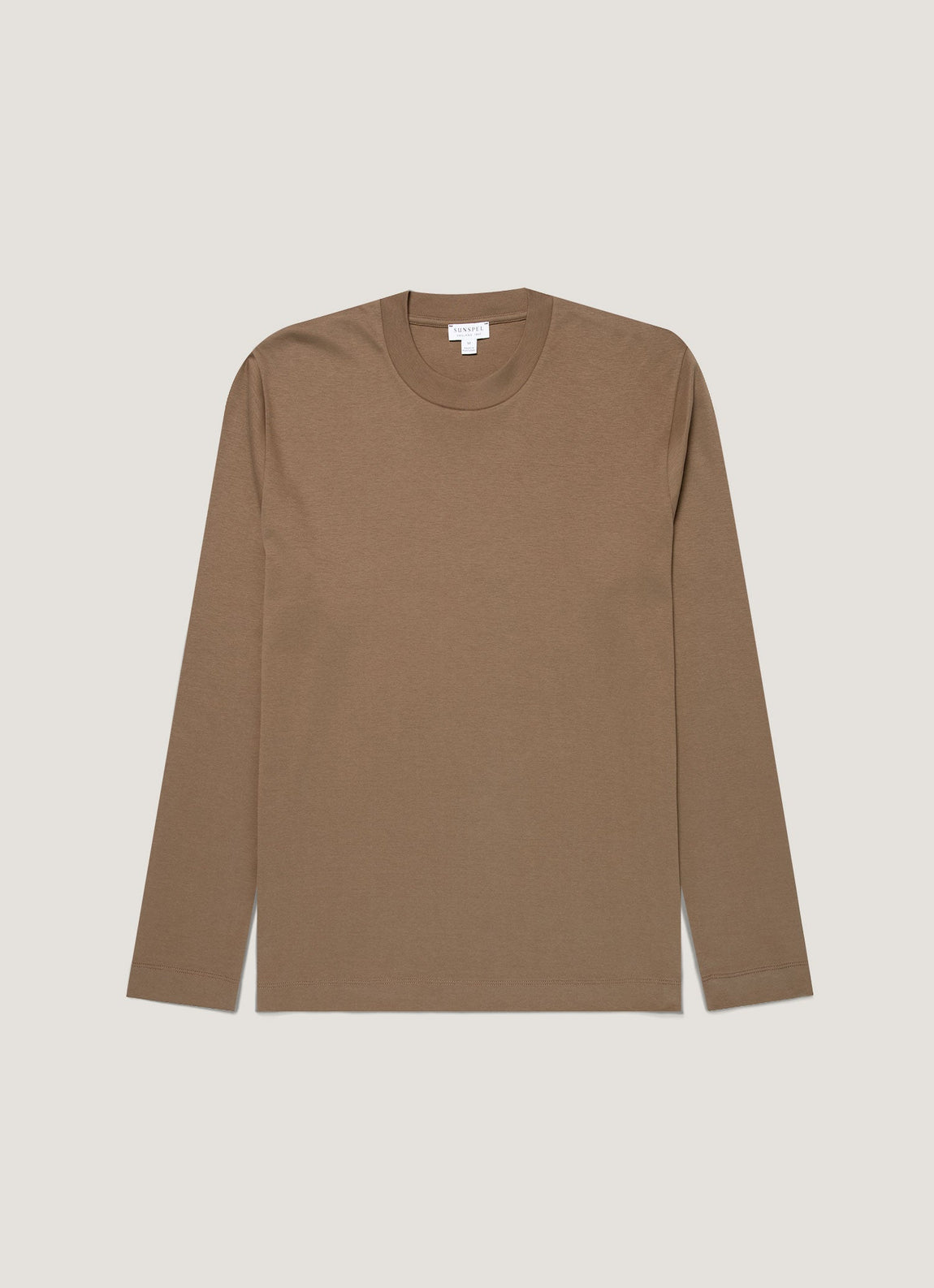 Men's Long Sleeve Heavyweight T-shirt in Dark Cedar