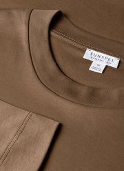 Men's Long Sleeve Heavyweight T-shirt in Dark Cedar