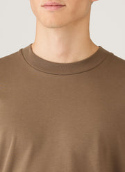 Men's Long Sleeve Heavyweight T-shirt in Dark Cedar