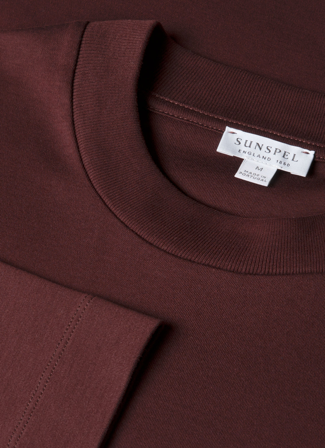 Men's Long Sleeve Heavyweight T-shirt in Bakelite