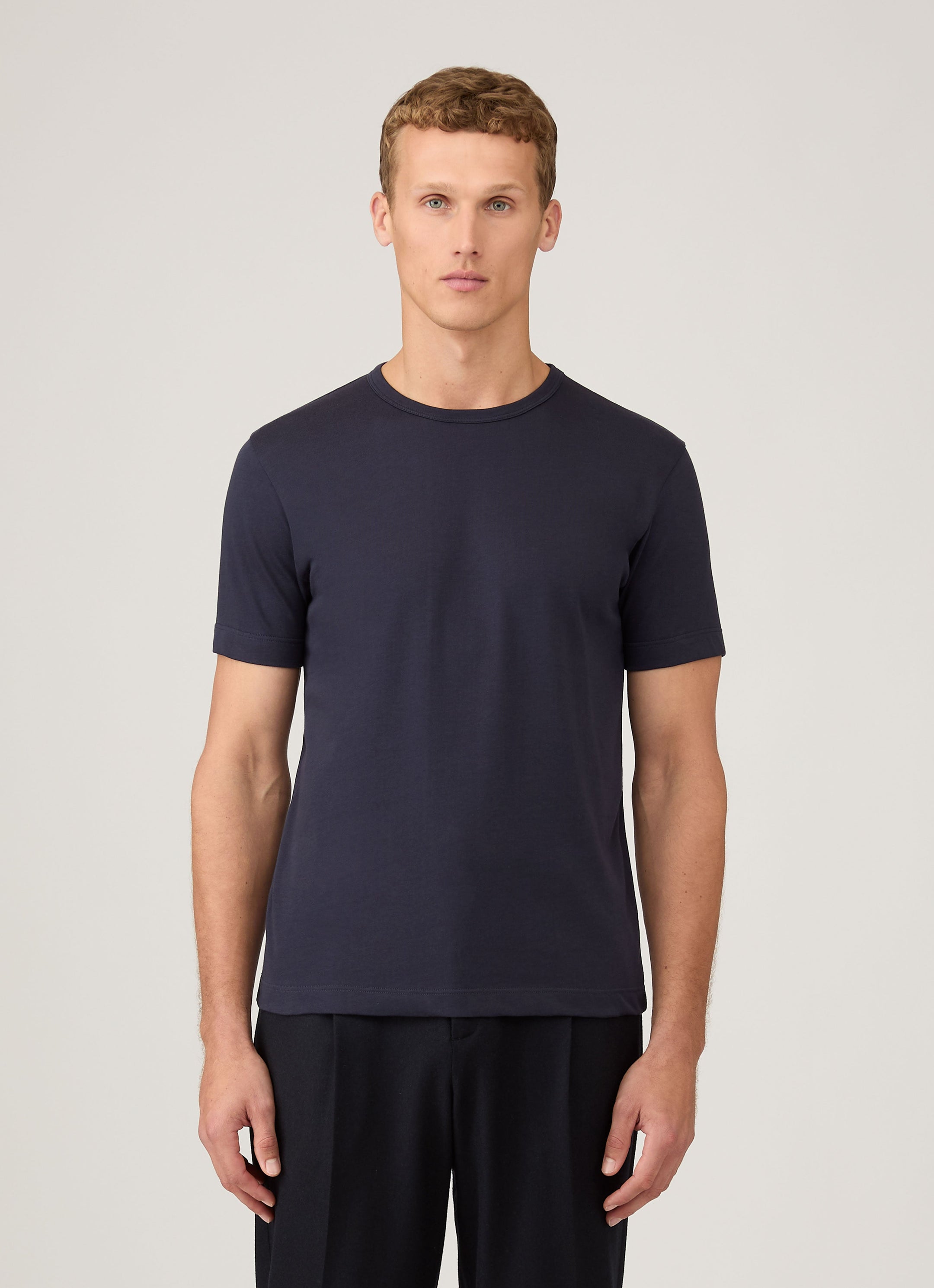 Men's Single Jersey T-shirt in Navy