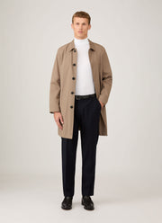 Men's Long Sleeve Roll Neck in White