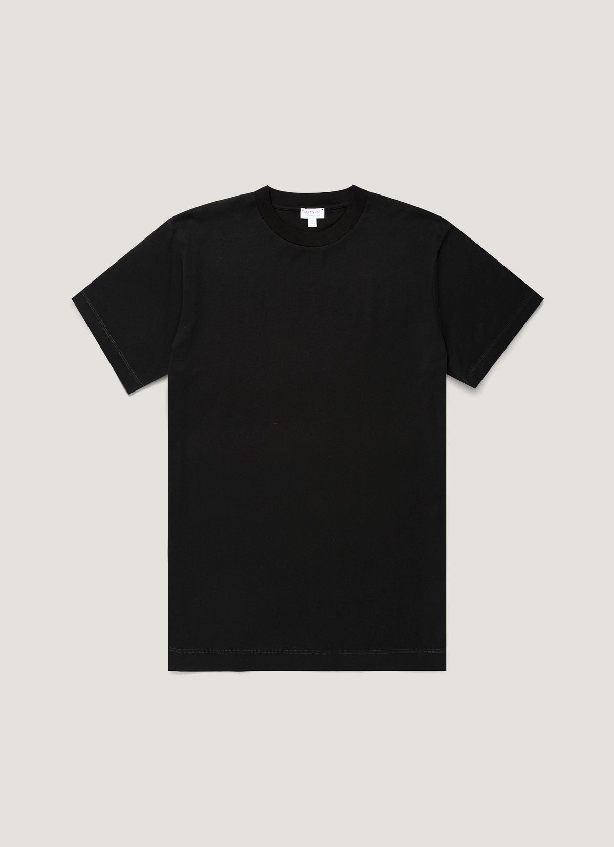 Men's Brushed Cotton T-shirt in Black
