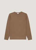 Men's Long Sleeve Cellulock Crew Neck in Dark Cedar