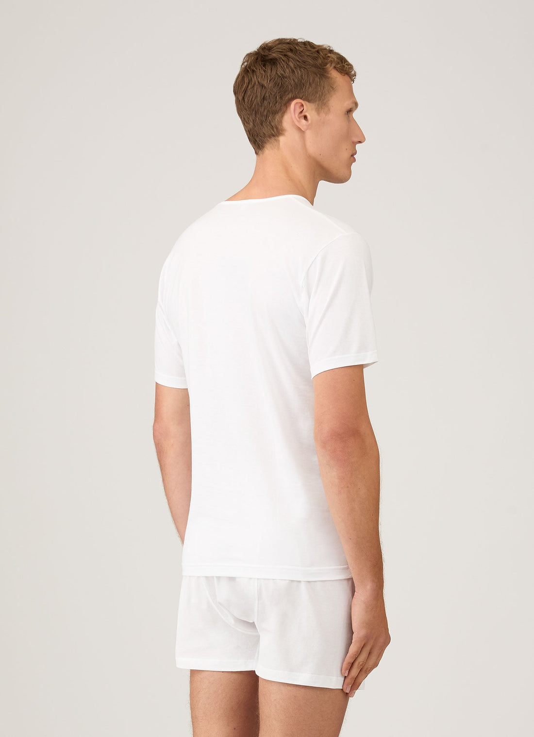 Superfine Cotton Underwear V-neck T-shirt