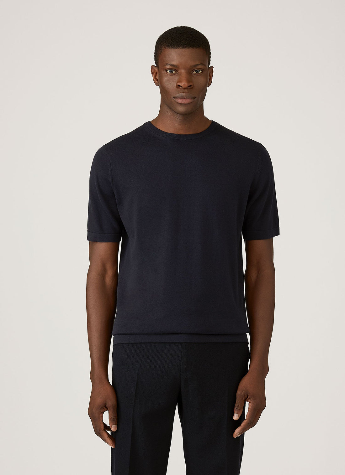 T-shirt en coton tricoté Sea Island