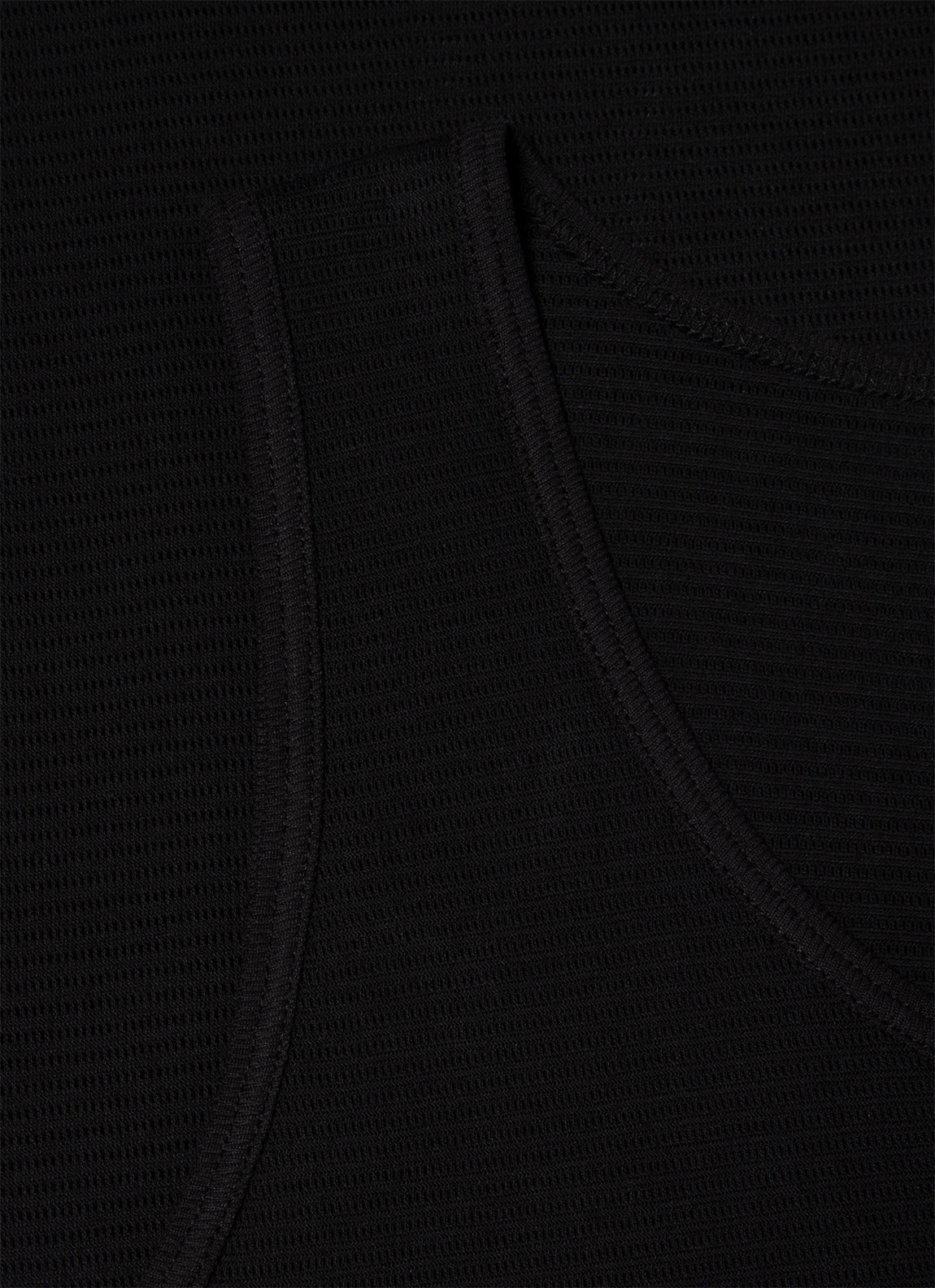 Men's Cellular Cotton Underwear Vest in Black