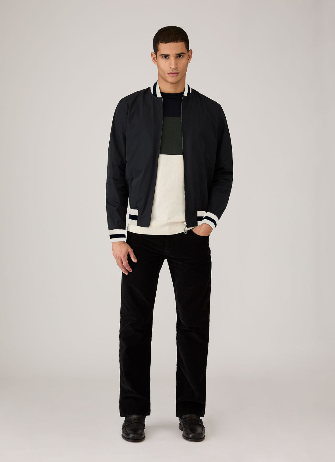 Men's Sunspel x Paul Weller Jumper in Forest