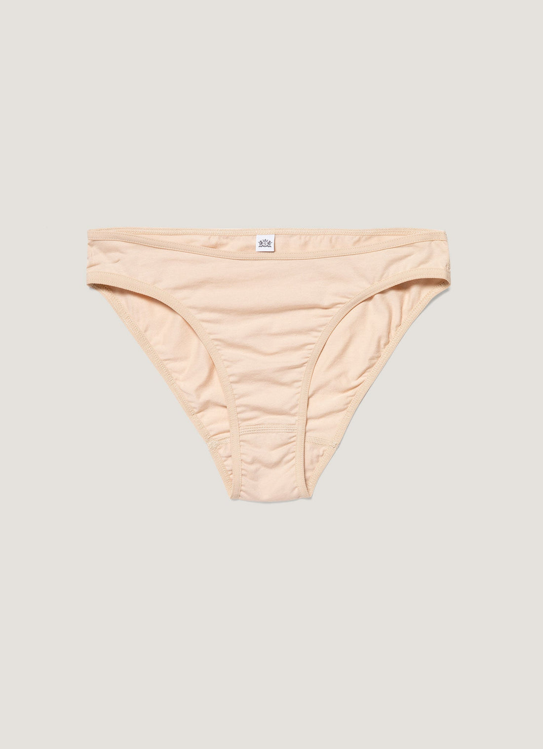 Women's Cotton Brief in Beige