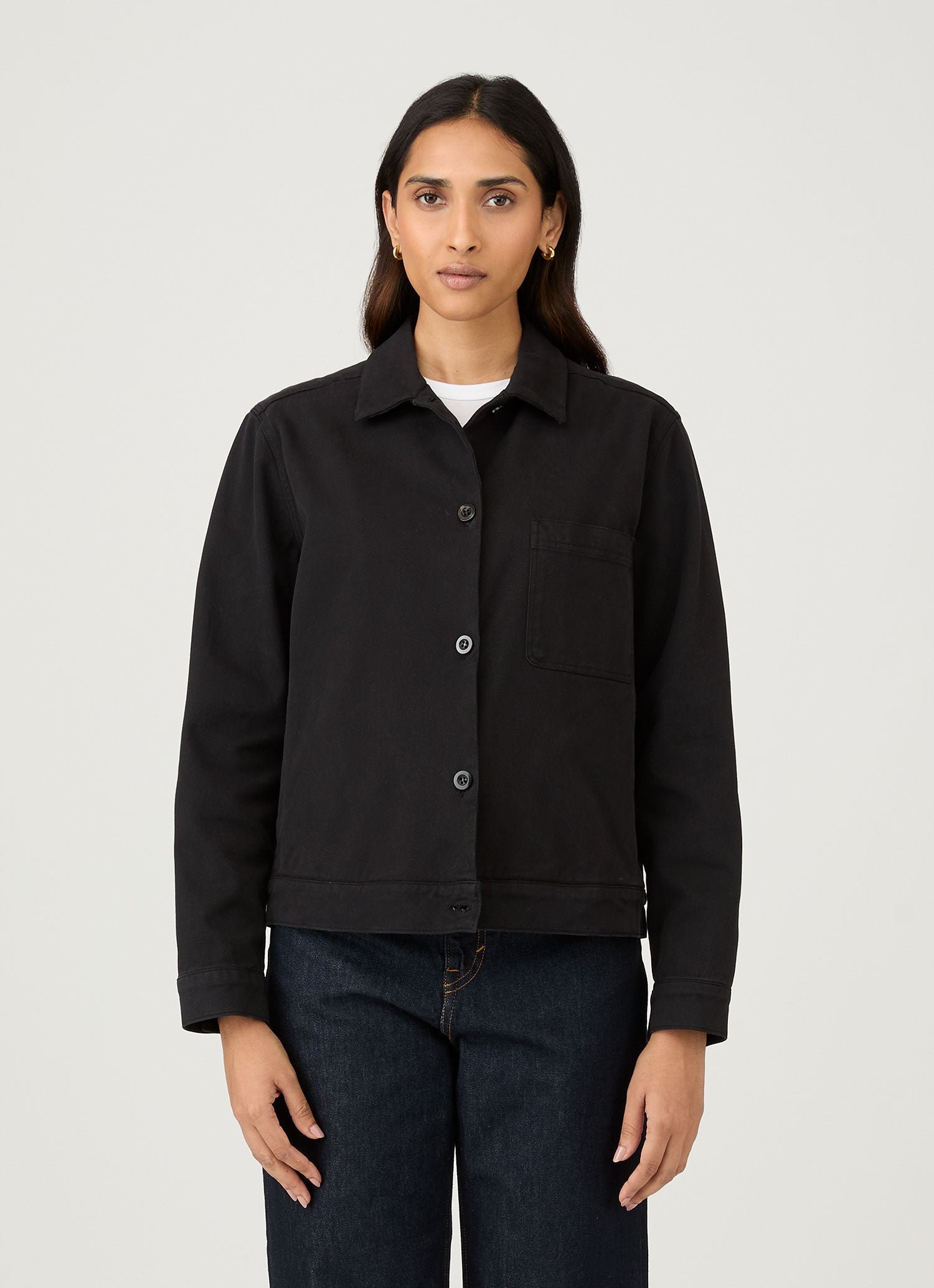 Women's Chore Jacket in Black