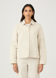 Women's Chore Jacket in Chalk