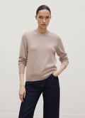 Women's Cashmere Jumper in Mink