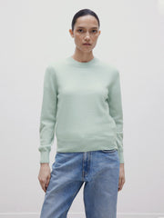 Women's Cashmere Jumper in Light Green