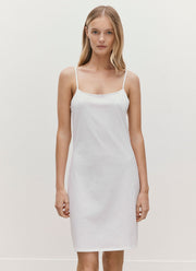 Women's Cotton Slip in White