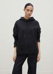 Women's Loopback Hoodie in Black